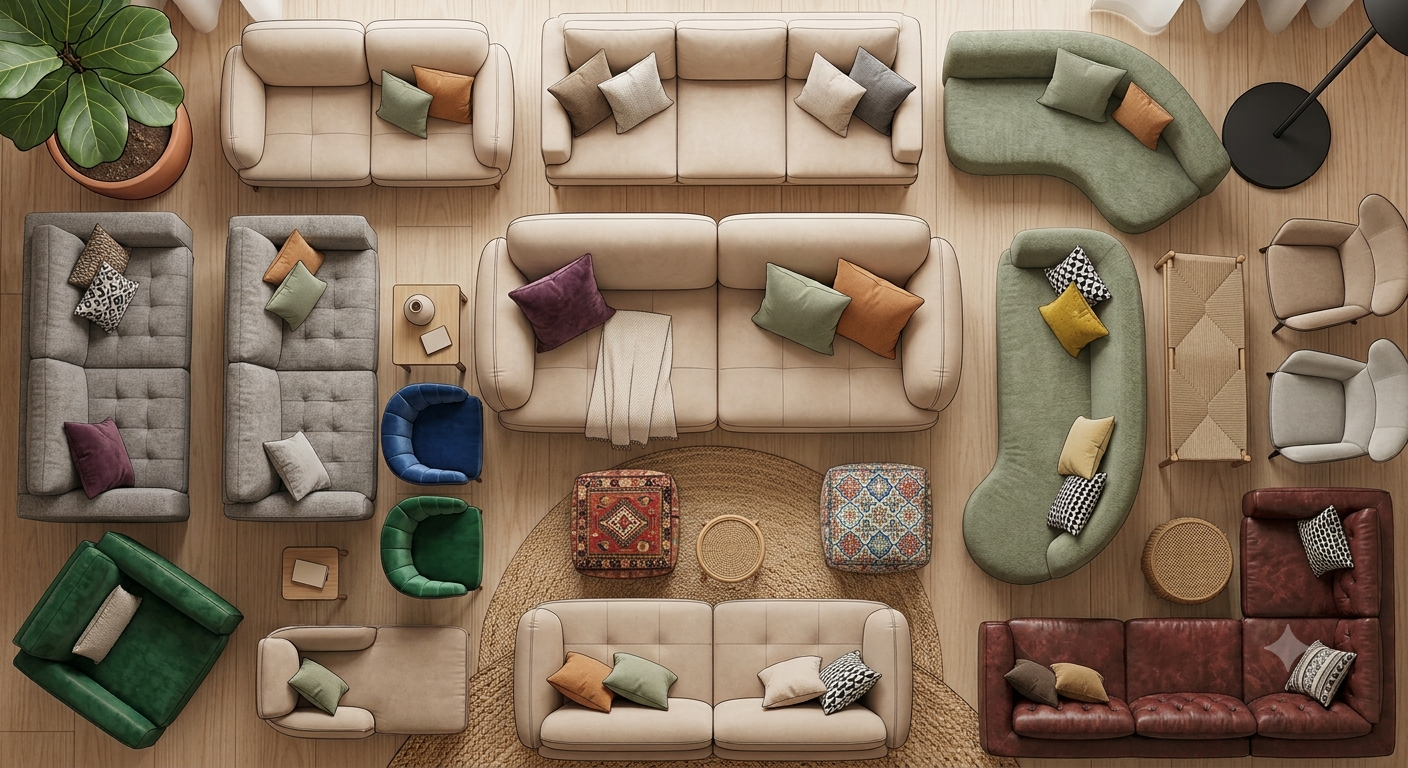 Professionel rensning af sofa